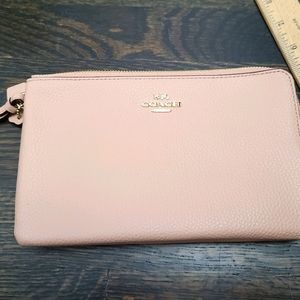 Coach wristlet -  blush